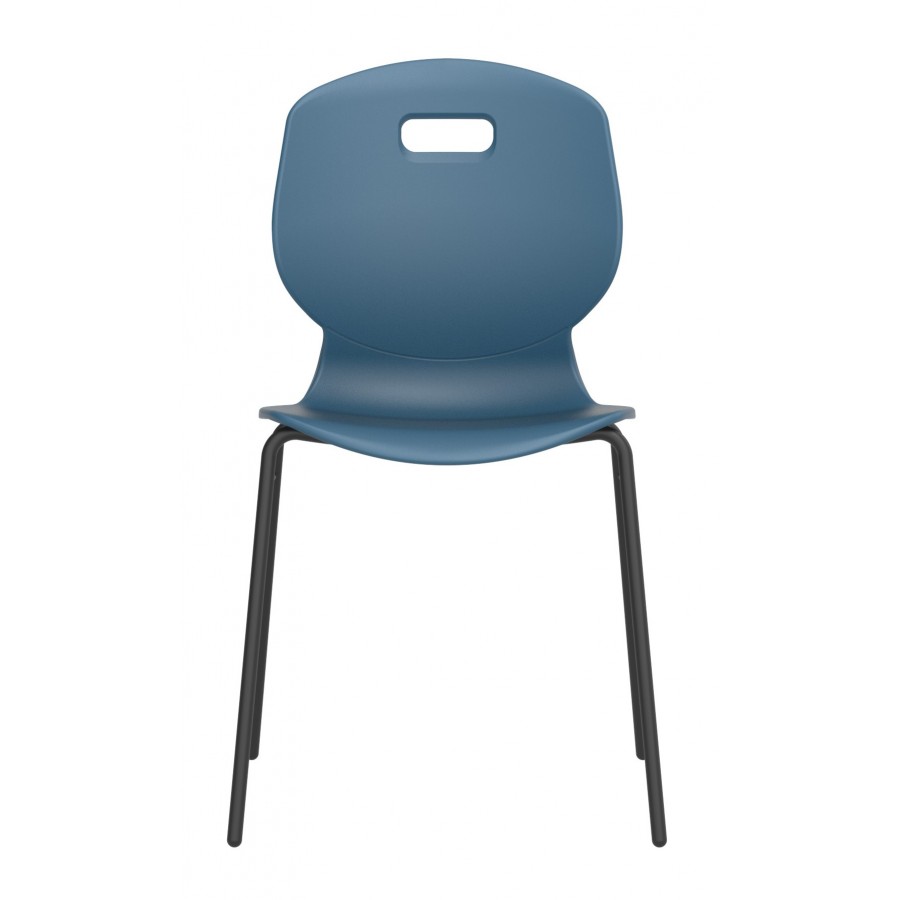 Arc Four Leg Classroom / Visitor Chair With Brace